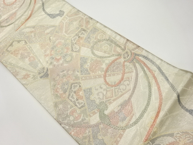 JAPANESE FUKURO OBI / SAGANISHIKI / WOVEN GENJIGURUMA